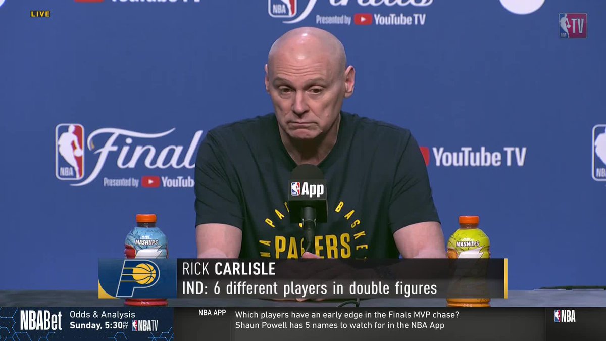 "Nobody wants to come to an NBA game and watch a free throw shooting contest." 🗣️ Coach Carlisle on the challenge of playing good defense without fouling.