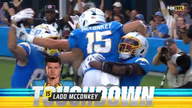 .Ladd McConkey was charged up during his rookie season ⚡️