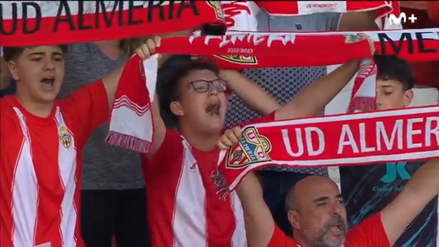 AMBIENTAZO en el Estadio de los Juegos Mediterráneos. 🔊🏟️ UD Almería. #LaCasaDelFútbol #LALIGAHYPERMOTION