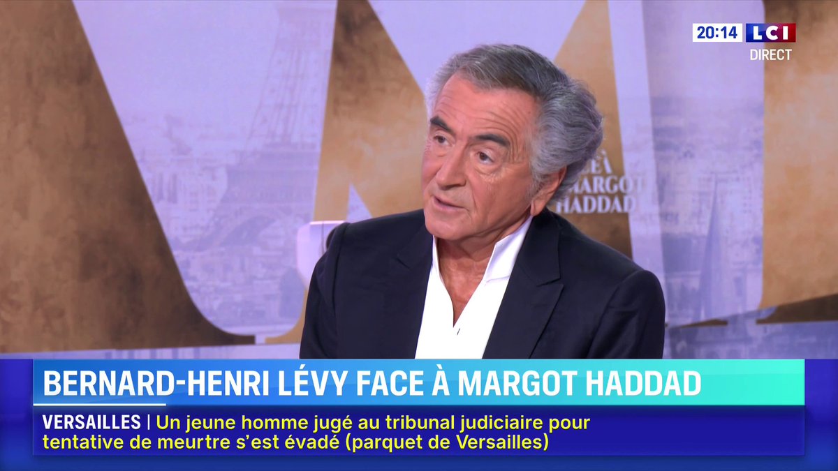 🗣️ L'armée ukrainienne "est la meilleure d'Europe et l'une des meilleures armées du monde" juge Bernard-Henri Lévy ▶️ ✦ Margot Haddad ✦ / Grégory Philipps