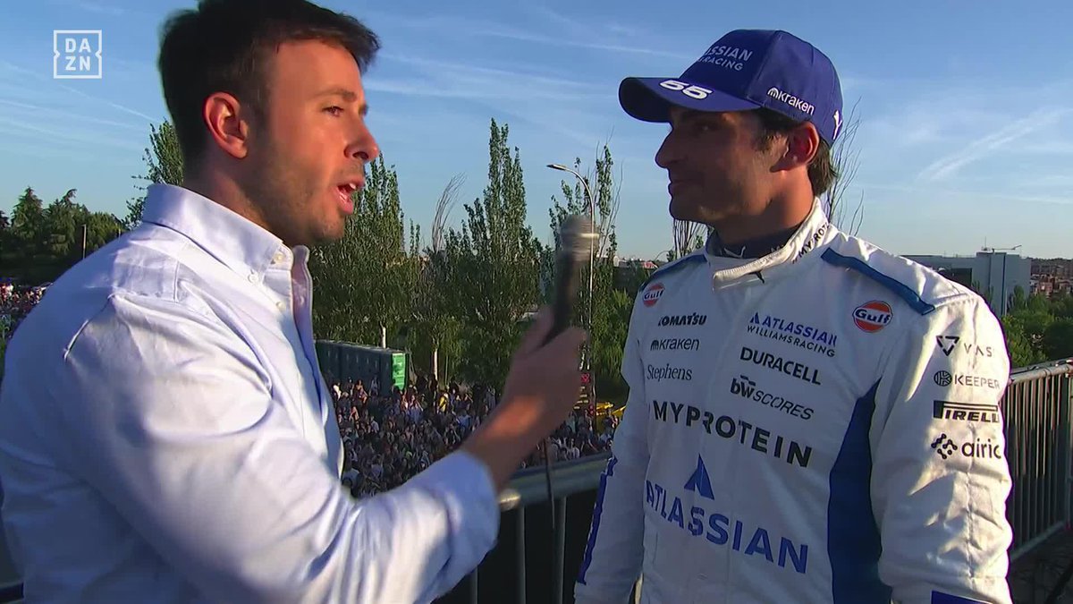 🗣️ “Madrid va a enseñar al mundo cómo se hace un Gran Premio” Carlos Sainz, un enamorado de su ciudad y de que la gente le pregunte por España allá donde va 👏🏻