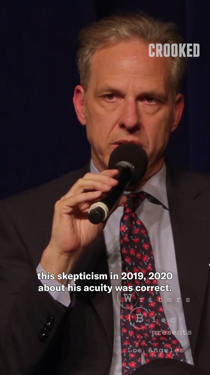 “If we're going to replace the guy, we got a used body double.” —Jon Lovett on Trump sharing a conspiracy theory that a Biden body double was actually president Jake Tapper 🦅 Footage courtesy of Writers Bloc Presents
