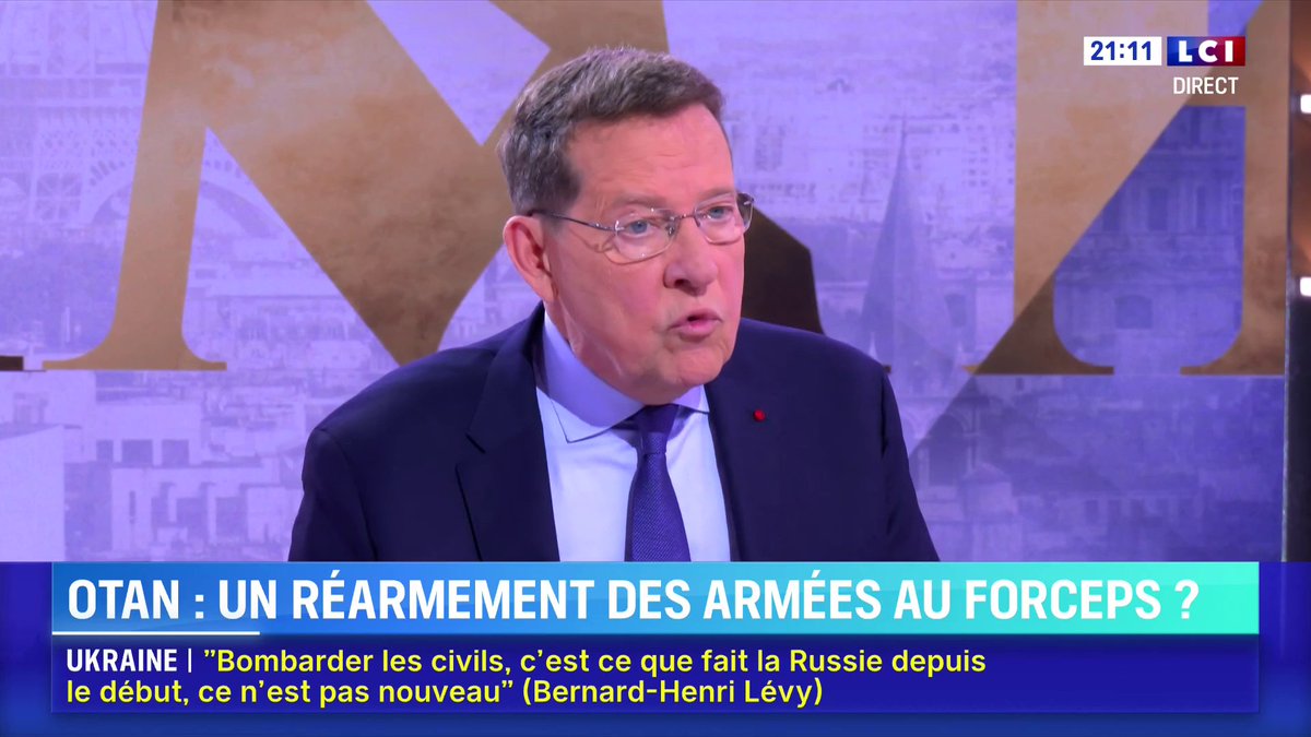 🗣️ "Nous sommes dans un état de guerre avec les Russes, avec les menaces que la Russie représente" alerte Pierre Servent ▶️ ✦ Margot Haddad ✦