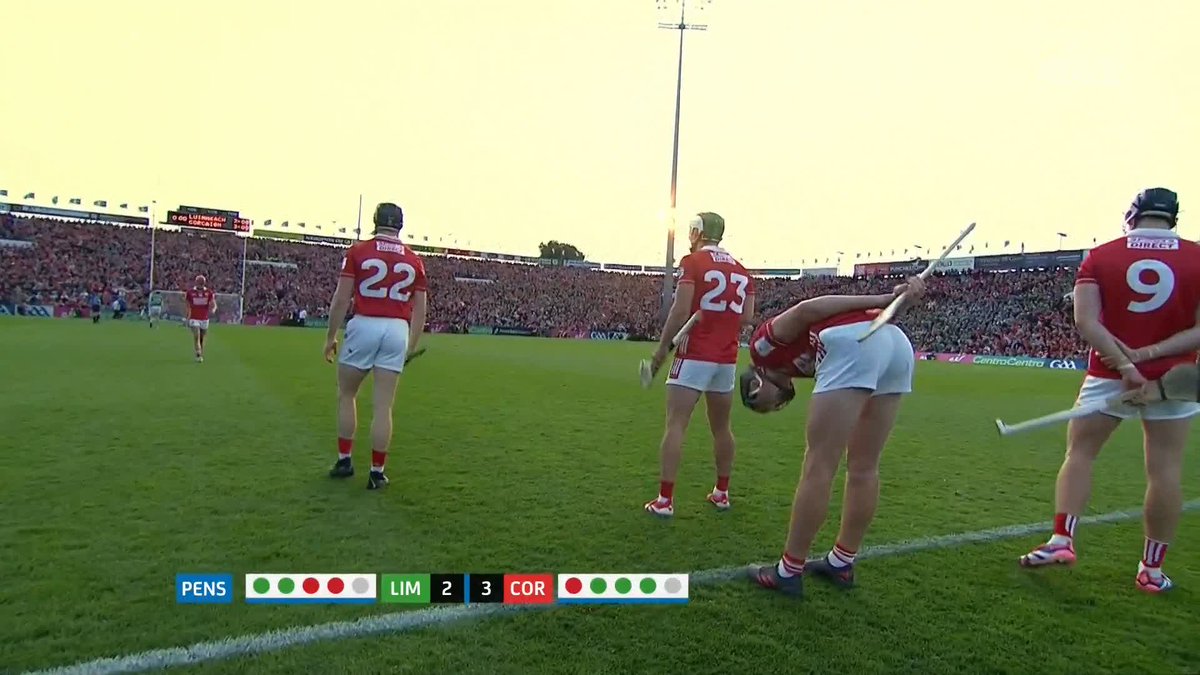 Declan Hannon misses his penalty as Cork win the shootout 3-2 to be crowned Munster champions. #rtegaa 📺@rte2 & @rteplayer 📻 Saturday Sport on @rteradio1 📱Updates: