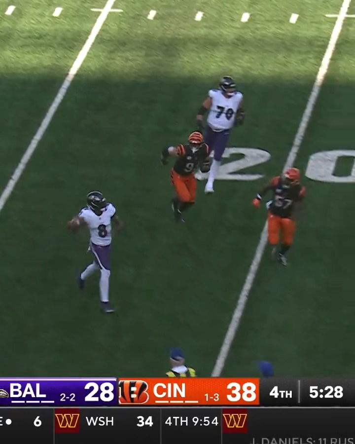 Two games. 17 total passing TDs. Joe Burrow vs. Lamar Jackson in 2024 was cinema 🎬