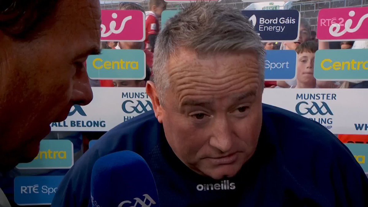 Cork manager Pat Ryan gives his reaction after watching his side land the Munster title in Limerick. #rtegaa 📺RTÉ2 &amp; RTÉ Player 📻 Saturday Sport on RTÉ Radio 1 📱Updates:
