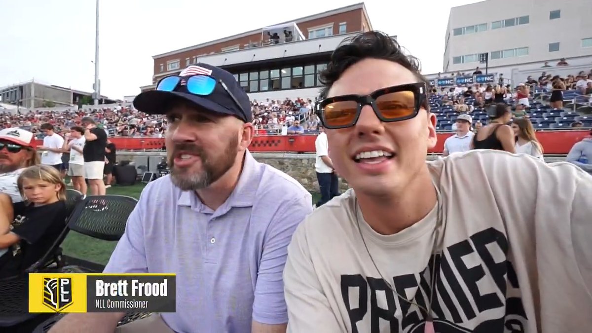 "Blaze is an animal...what he does in both leagues is amazing." Checking in with NLL Commissioner Brett Frood during Blaze's record breaking performance.