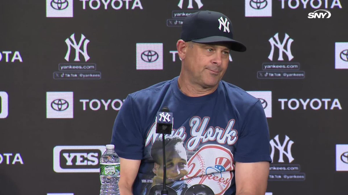 Aaron Boone says today was a planned off day for Jazz Chisholm Jr.: