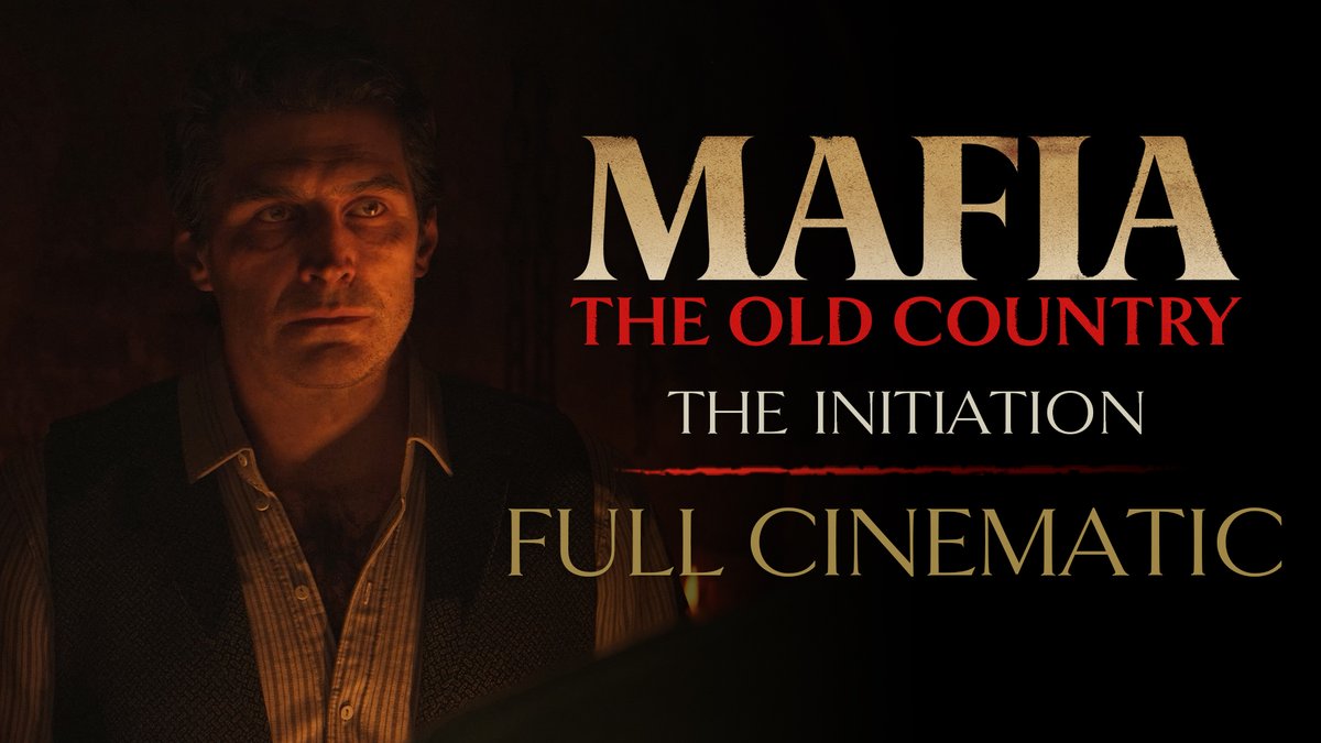 Welcome, Enzo. 🗡️ Watch the full "Initiation" scene from Mafia: The Old Country, just debuted at the FutureGamesShow!