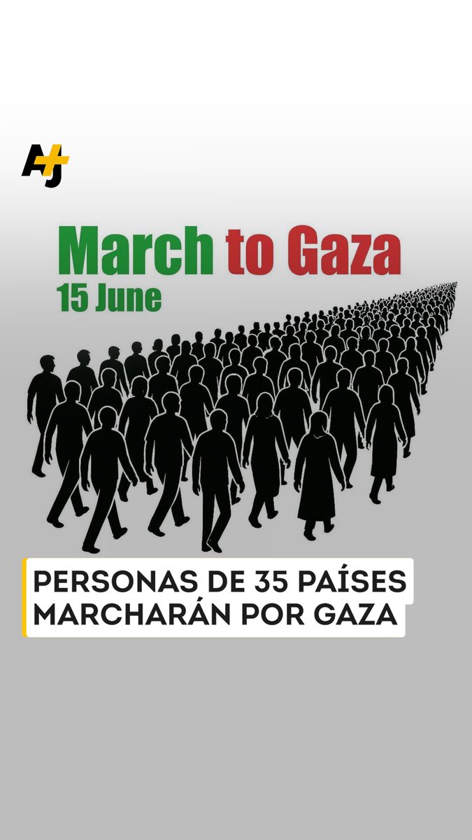 Personas de todo el mundo vuelan a El Cairo para marchar a pie por el desierto y llegar a Gaza.