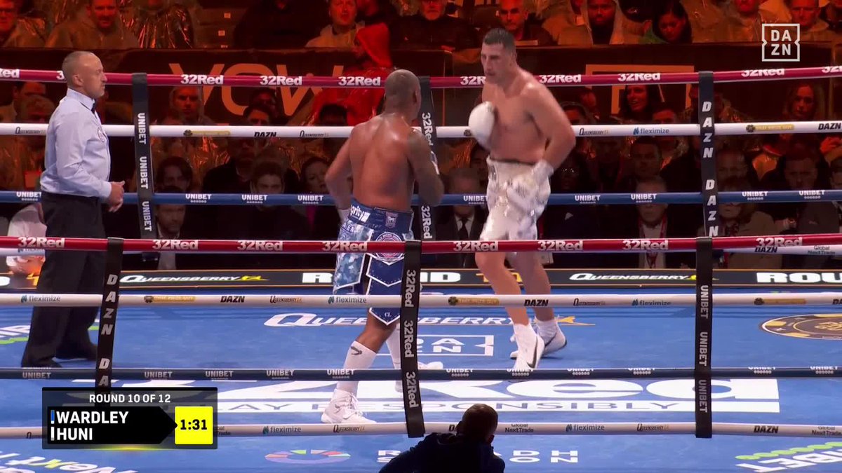 WHAT JUST HAPPENED‼️ FABIO WARDLEY KNOCKS JUSTIS HUNI OUT!! 😱🤯 #WardleyHuni | Live Now on DAZN