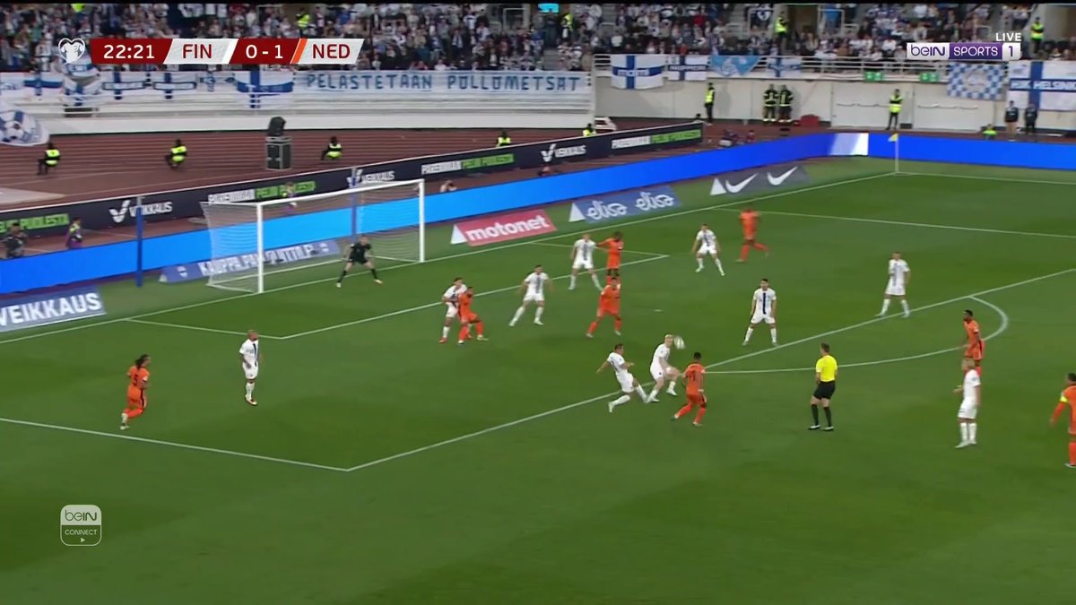 🇳🇱 🇫🇮 هدف دومفريس في مباراة فنلندا و هولندا في تصفيات كأس العالم 2026 اسيست من خاكبو لاعب ليفربول 🔴