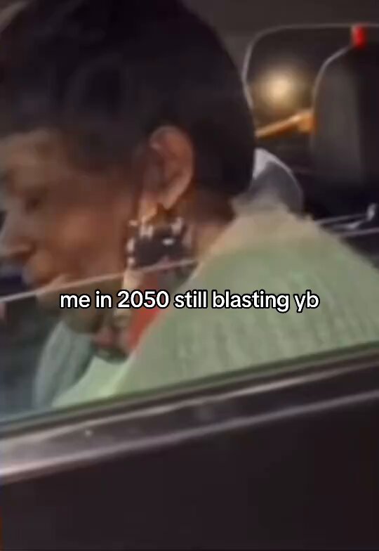 65 y/o grandma knew all of NBA YoungBoy’s lyrics word for word. 😂