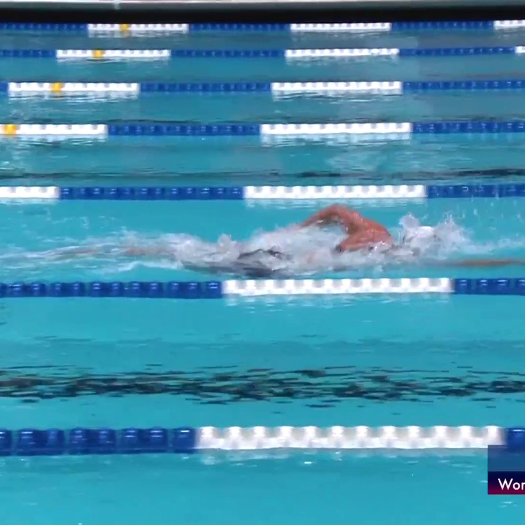 Katie Ledecky dominates the women’s 1500m freestyle to win by 25 SECONDS! 🤯 📺: Peacock | #ToyotaNationals