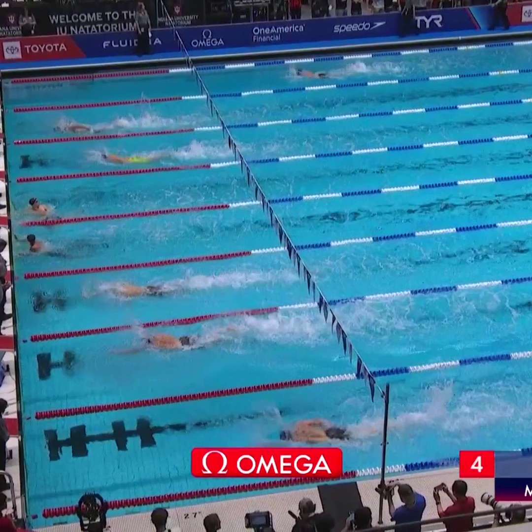 TIGHT finish in the men’s 200m IM as Shaine Casas holds off Carson Foster for the win! 👀 📺: Peacock | #ToyotaNationals