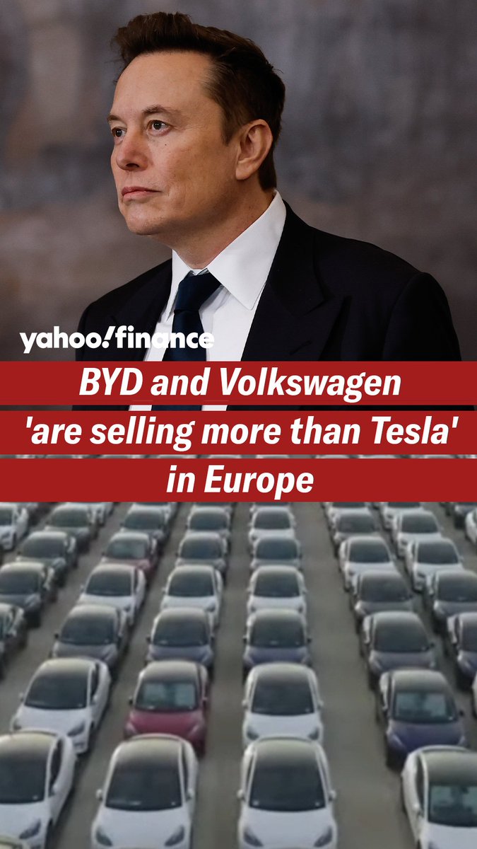 In April, BYD and Volkswagen outsold Tesla in Europe. Pras Subramanian details: