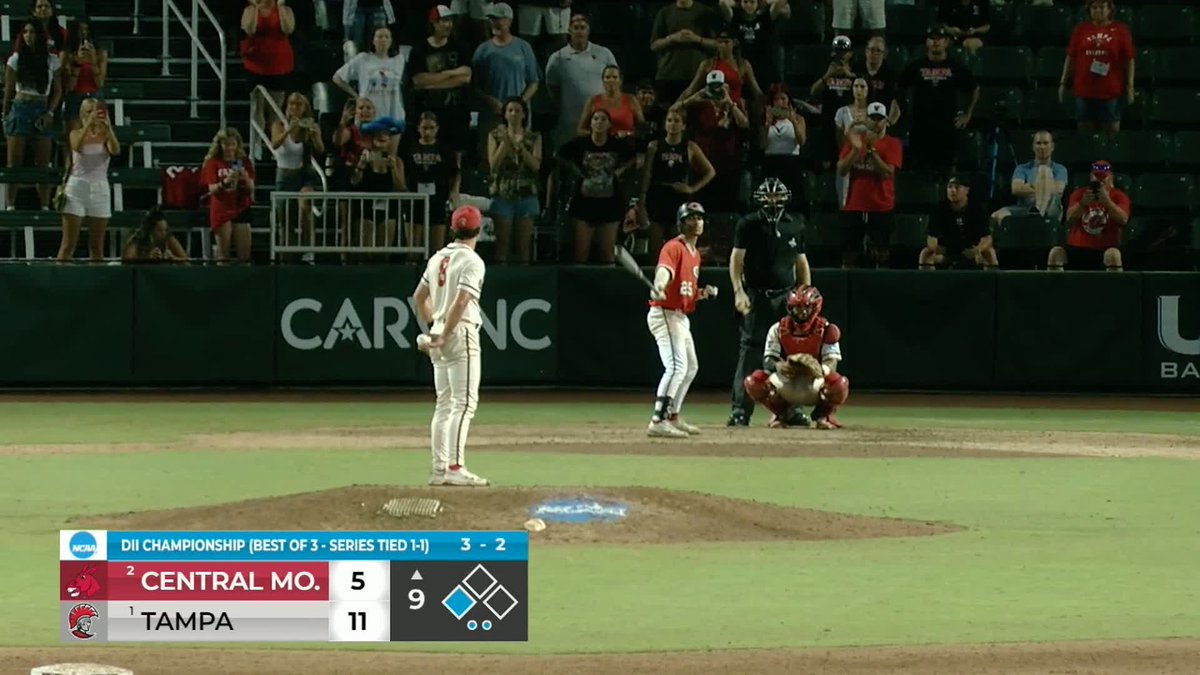 ๐๐๐ ๐๐๐๐ ๐๐๐ ๐๐๐ ๐๐๐๐๐๐๐ Watch as Tampa Baseball secure their 10th #D2BSB National Championship! #MakeItYours
