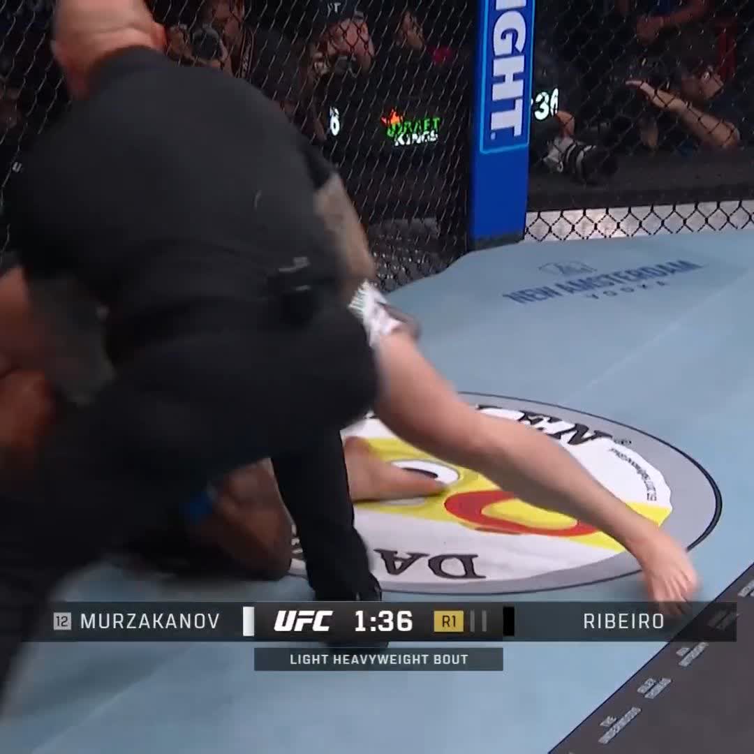 Yet another finish added to his resume 😮‍💨 Azamat Murzakanov gets the job done quickly at #UFC316!