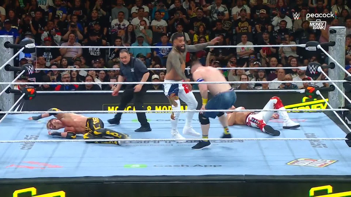 This is CHAOS! #MITB