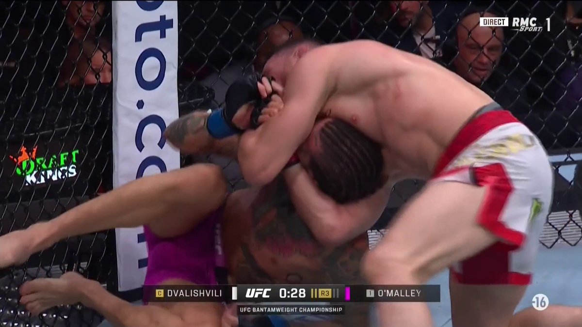 メラブ フィニッシュシーン! オマリーに3R一本勝ち! #UFC316