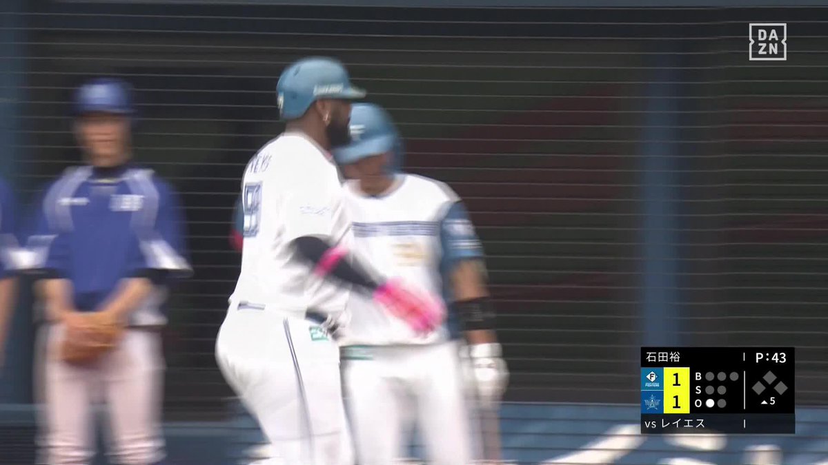 パワー全開 これぞスラッガー レイエスが12号同点ホームラン #オレをみろ 「DAZN BASEBALL」 月々2,300円 （年間プラン・月々払い） 年間契約の初月無料 登録はこちら⏬ ⚾プロ野球(2025/6/8) 🆚DeNA×日本ハム 📱Live on DAZN #lovefighters