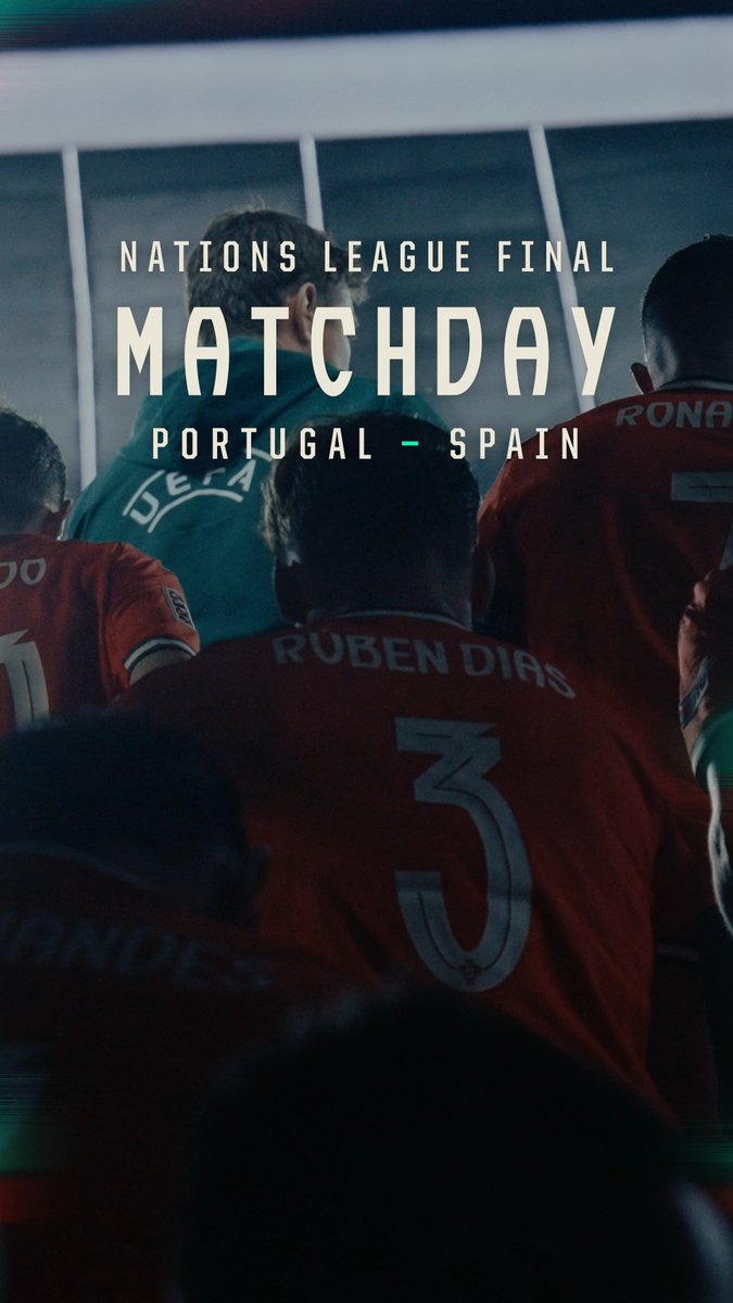 Dia do duelo ibérico na Final da Liga das Nações ❤️🔥🏆 #FazHistória | #NationsLeague