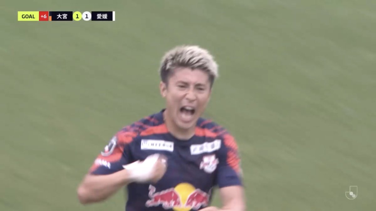 【ゴールシーン(6/8・愛媛戦)】 ⌚️ 90+1分 ⚽️ #豊川雄太 🔽試合結果はこちら 🔽#Jリーグ を観るなら #DAZN #RB大宮アルディージャ #ardija #大宮_愛媛
