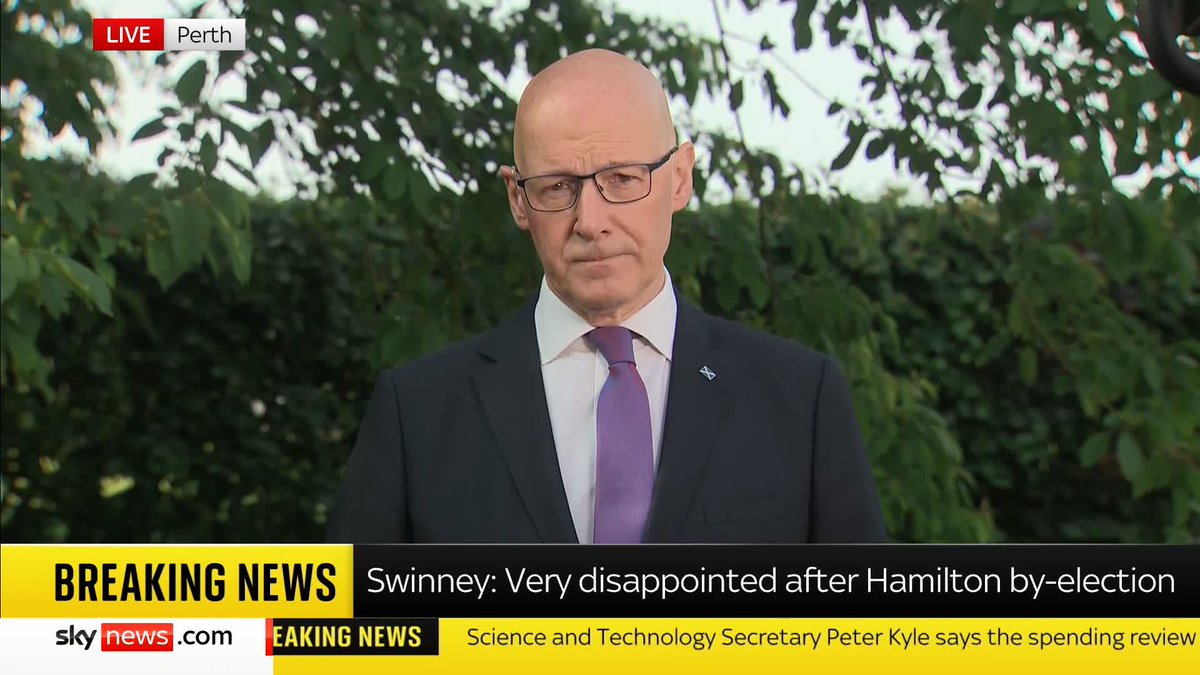 'I will not under any circumstances do any form of deal with Farage.' Scottish First Minister John Swinney rules out any SNP-Reform pact - but won’t dismiss the idea of working with Scottish Labour. #TrevorPhillips 📺 Sky 501, Freeview 233 and YouTube
