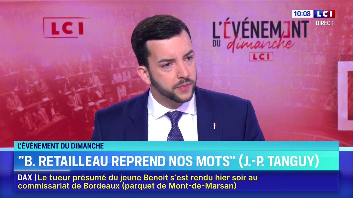 "Monsieur Macron vit dans un monde parallèle... Peut-être devrait-il s'interroger si ce n'est pas lui qui a le cerveau lavé" : Jean-Philippe Tanguy Ⓜ️ réagit à une interview du président de la République à la presse quotidienne régionale sur l'écologie 📺 L'Événement du dimanche