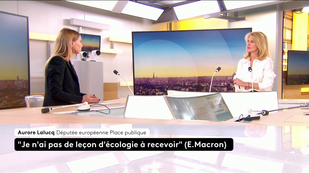🔴 - 🗣 "J'aimerai penser quelque chose du bilan écologique d'Emmanuel Macron, mais je le cherche encore", assène la députée européenne Place publique Aurore Lalucq. #cana16 #franceinfo