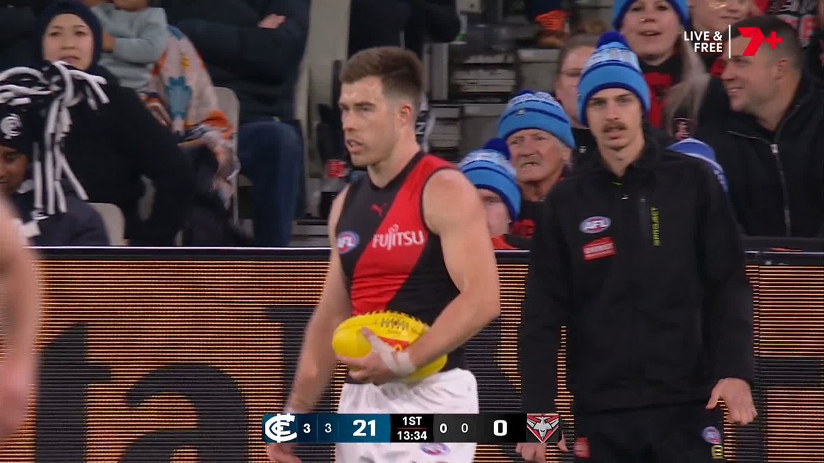 "I just can't stand him (Merrett) playing this role, he's your best midfielder ... he's wasted back there." Kane Cornes on Zach Merrett's new role across half back | #AFLBluesDons