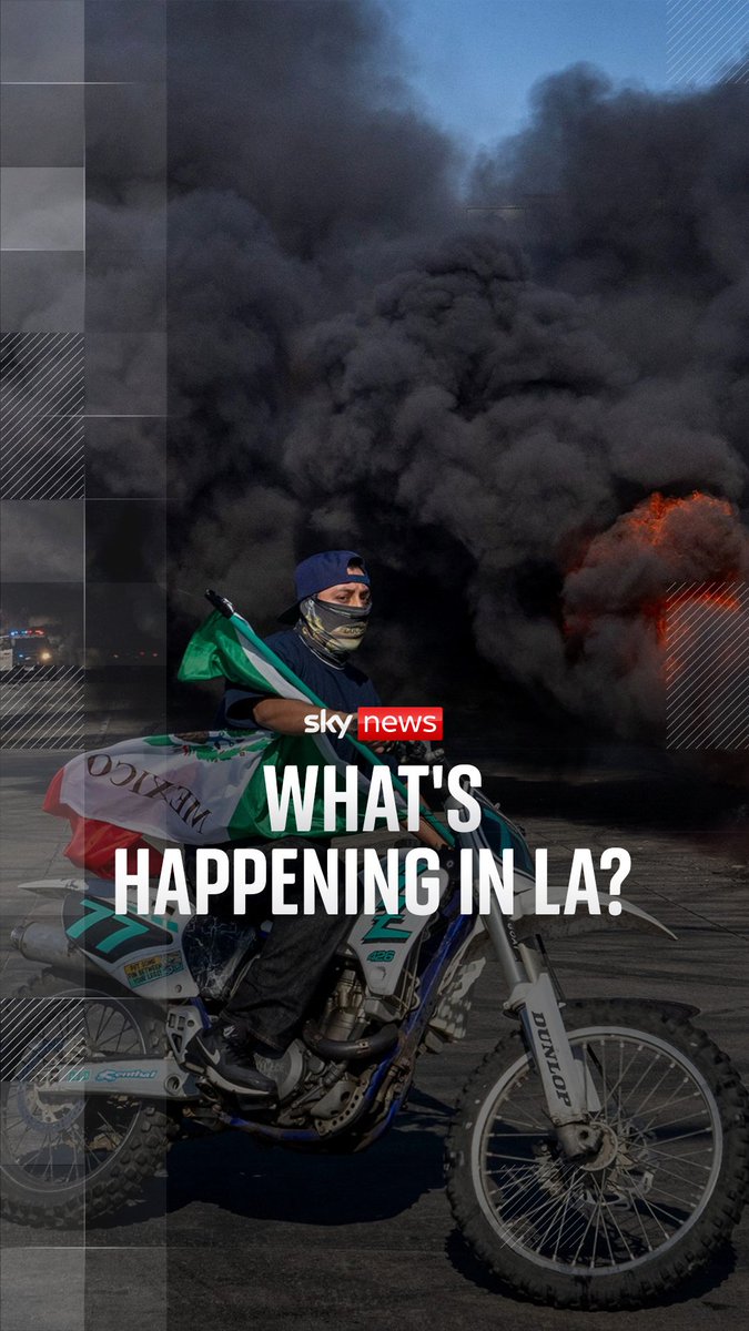 Trump deploys National Guard to LA immigration 'riots' after claiming state officials 'can't do their jobs'.