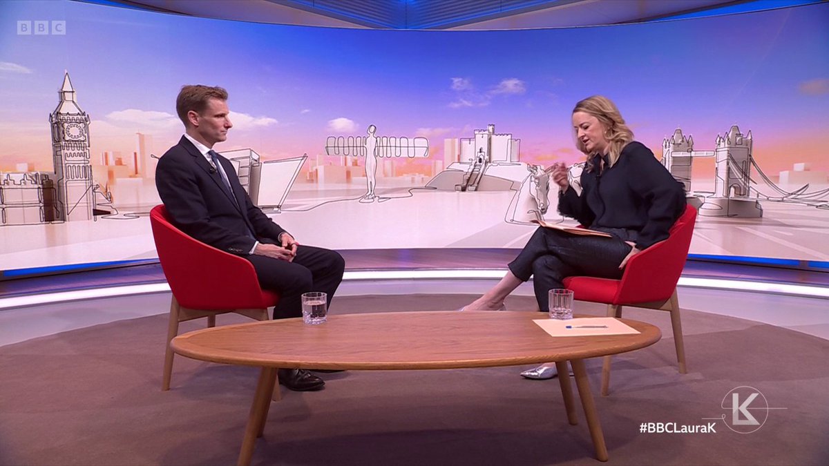 "Isn't this precisely the thing that drives people bananas about politicians?" #BBCLauraK asks shadow home secretary Chris Philp why his party won't say sorry for Liz Truss's mini budget "implosion" "Those mistakes will never be made again" says Philp