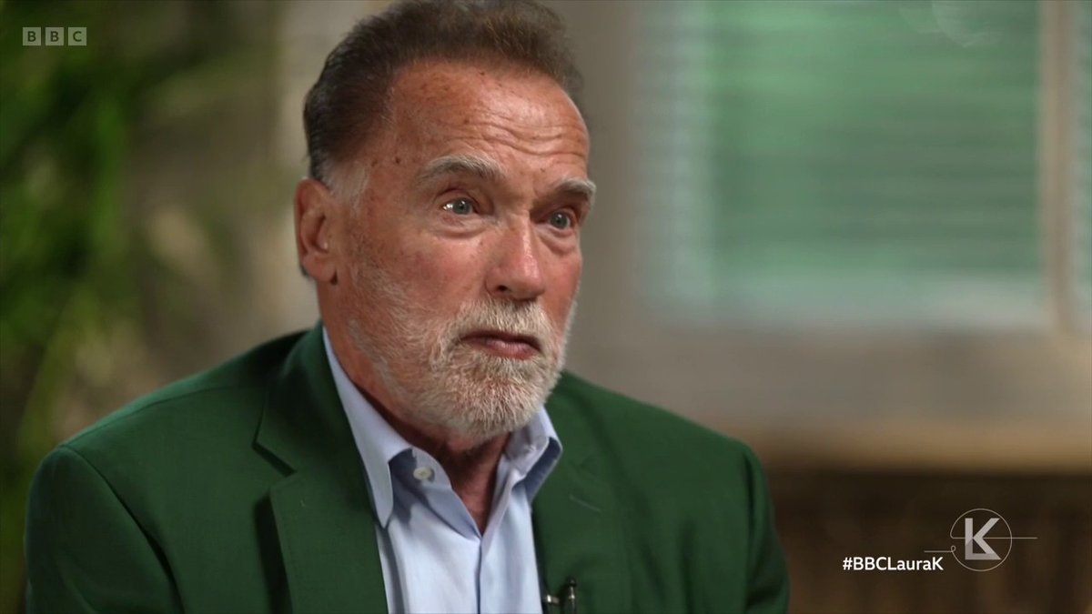 "Stop whining" Former governor of California Arnold Schwarzenegger says "we all have a responsibility" for climate action and it doesn't "only come out of Washington and the White House" #BBCLauraK