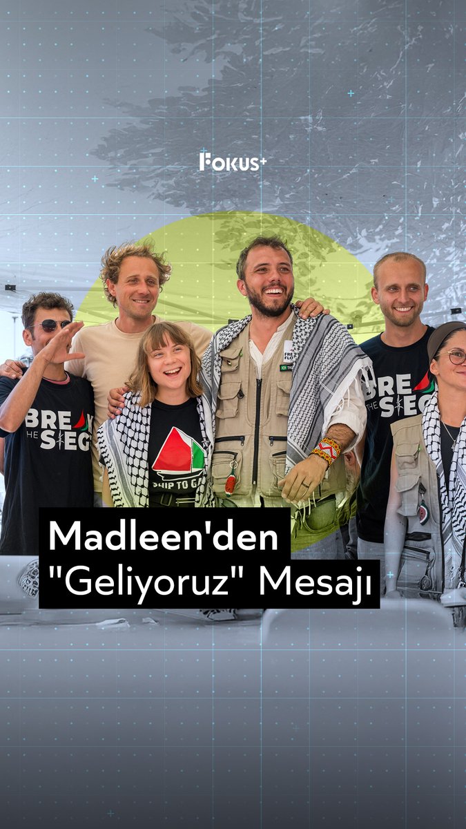 ➕️ Gazze yolundaki Madleen gemisinden "Geliyoruz" mesajı ▪️ Aralarında Brezilyalı aktivist Thiago Ávila’nın da bulunduğu 12 kişilik ekip, Mısır açıklarında “Gazze’ye doğru yoldayız, geri dönmeyeceğiz” mesajı verdi. ▪️ İsrail ordusu, uluslararası sularda seyreden yardım gemisini durdurma tehdidinde bulundu. ▪️ Aktivistler, tüm risklere rağmen yolculuğa devam edeceklerini vurguladı. ▪️Gözler şimdi geminin Gazze’ye yaklaşacağı kritik saatlere çevrildi.