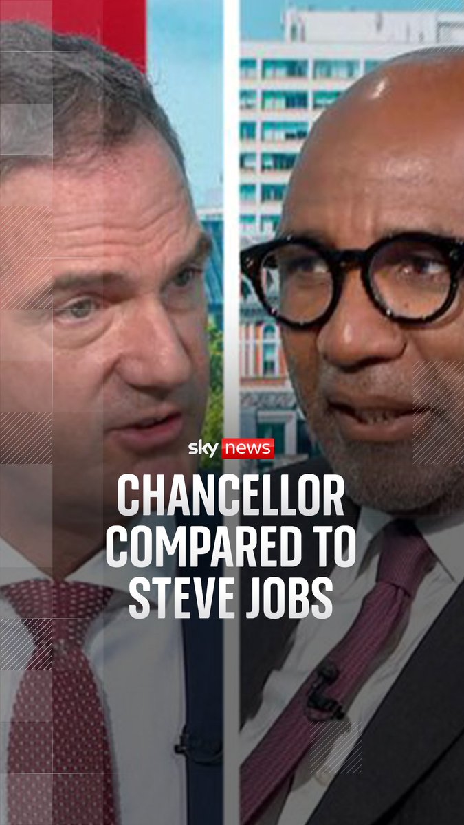 Technology secretary Peter Kyle suggests in an interview with Sir Trevor Phillips that Rachel Reeves is doing to the country's finances what Steve Jobs did for Apple.