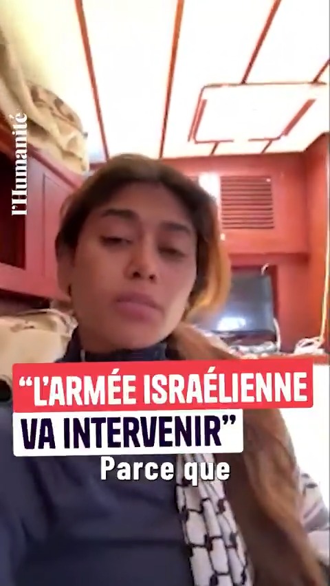 "Restez mobilisés !" Flottille pour Gaza : nous avons pu joindre l’équipage du Madleen (Freedom Flotilla Coalition) avant l’intervention des forces israéliennes. L’eurodéputée Rima Hassan nous explique ce qui risque de se passer pour les personnes à bord.