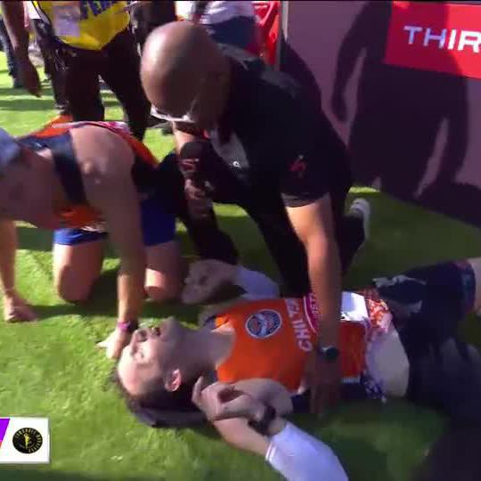 He gave it absolutely everything 😲👏 Sean Smith gets his silver medal 🥈 📺 Stream #Comrades2025 on DStv: