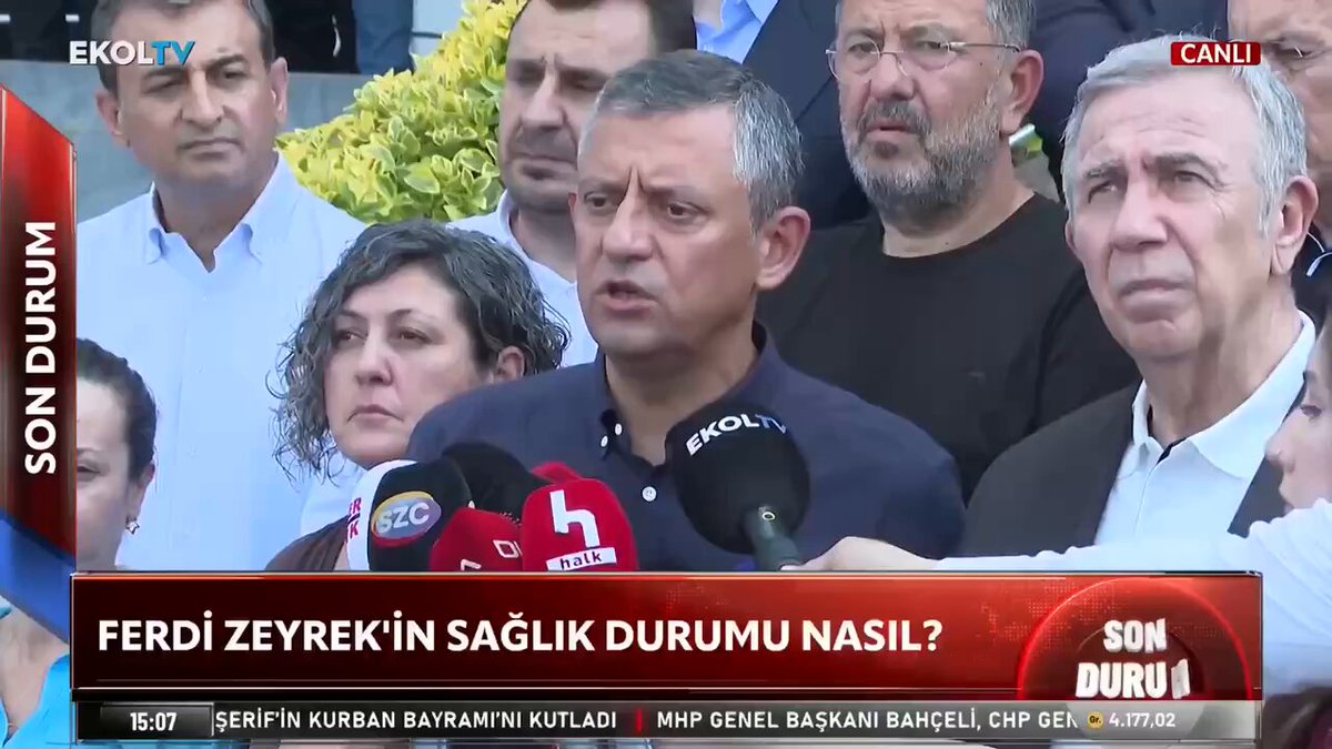 Buruk bir bayram... CHP Genel Başkanı Özgür Özel: "Bu gerçekten, herhalde hepimizin ömrümüz boyunca en olumsuz anılarla hatırlayacağı bayram oldu. Kalbimizin bir tarafı cezaevindeki arkadaşlarımızdan dolayı hapis; diğer tarafı da Ferdi Başkan'ın mücadelesini hissediyor."