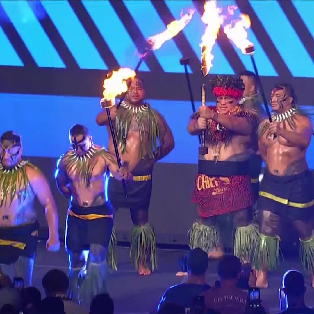 AN ๐๐๐ข๐ก๐๐ JAI OPETAIA RINGWALK! ๐ถ #OpetaiaSqueo | Live on DAZN