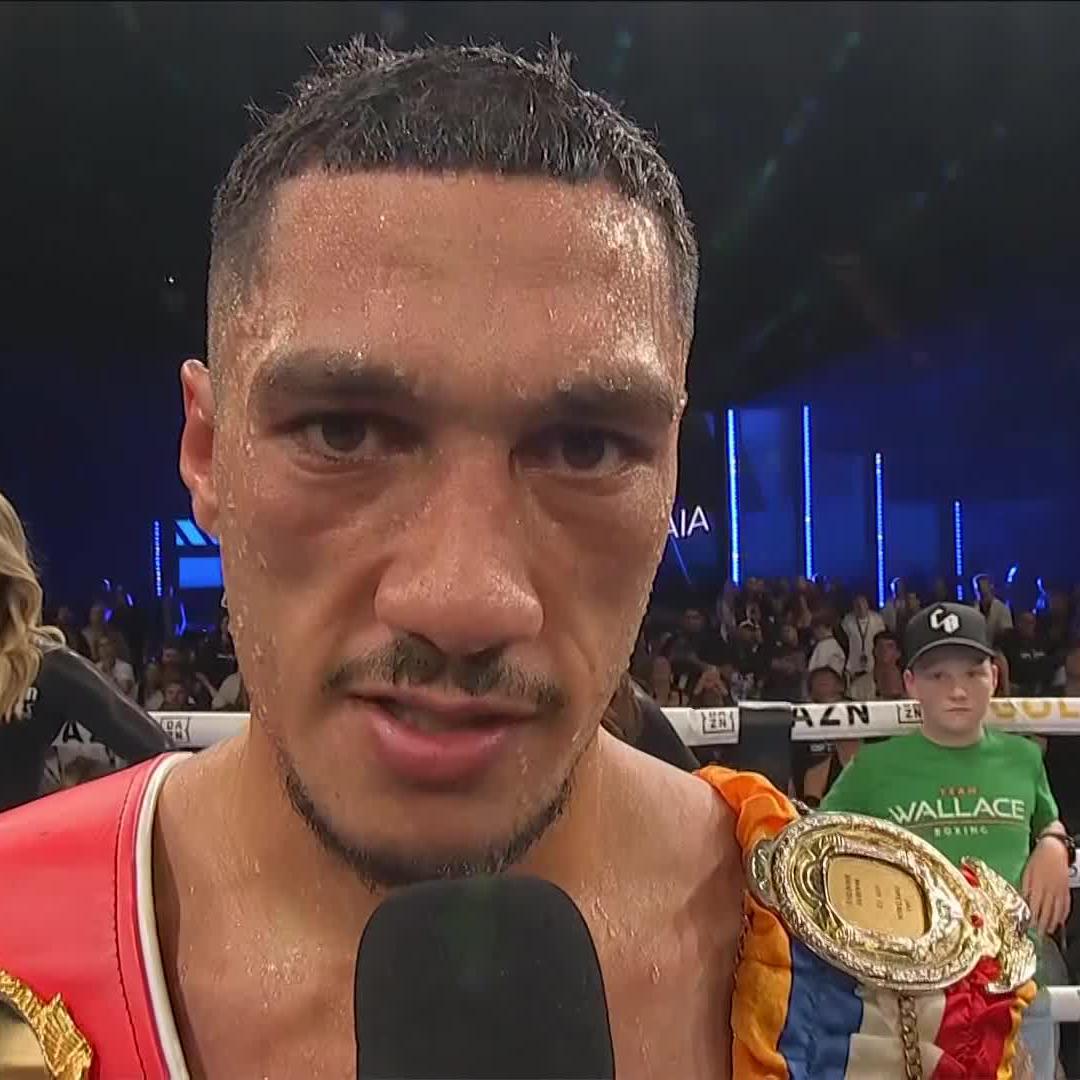 "NEXT FIGHT IS ZURDO RAMIREZ" 👀 Jai Opetaia #OpetaiaSqueo