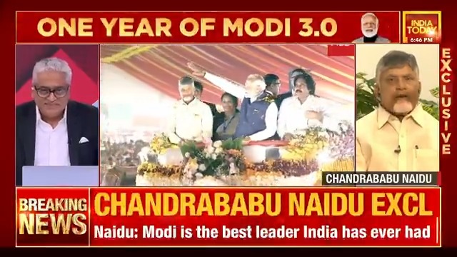 #EXCLUSIVE | "Ultimately, we are having NDA govt. I'm balancing everything while respecting sentiments of each religion": Andhra Pradesh CM Chandrababu Naidu (N Chandrababu Naidu) on 'saffron icon' by Dy CM Pawan Kalyan Telugu Desam Party BJP @SardesaiRajdeep