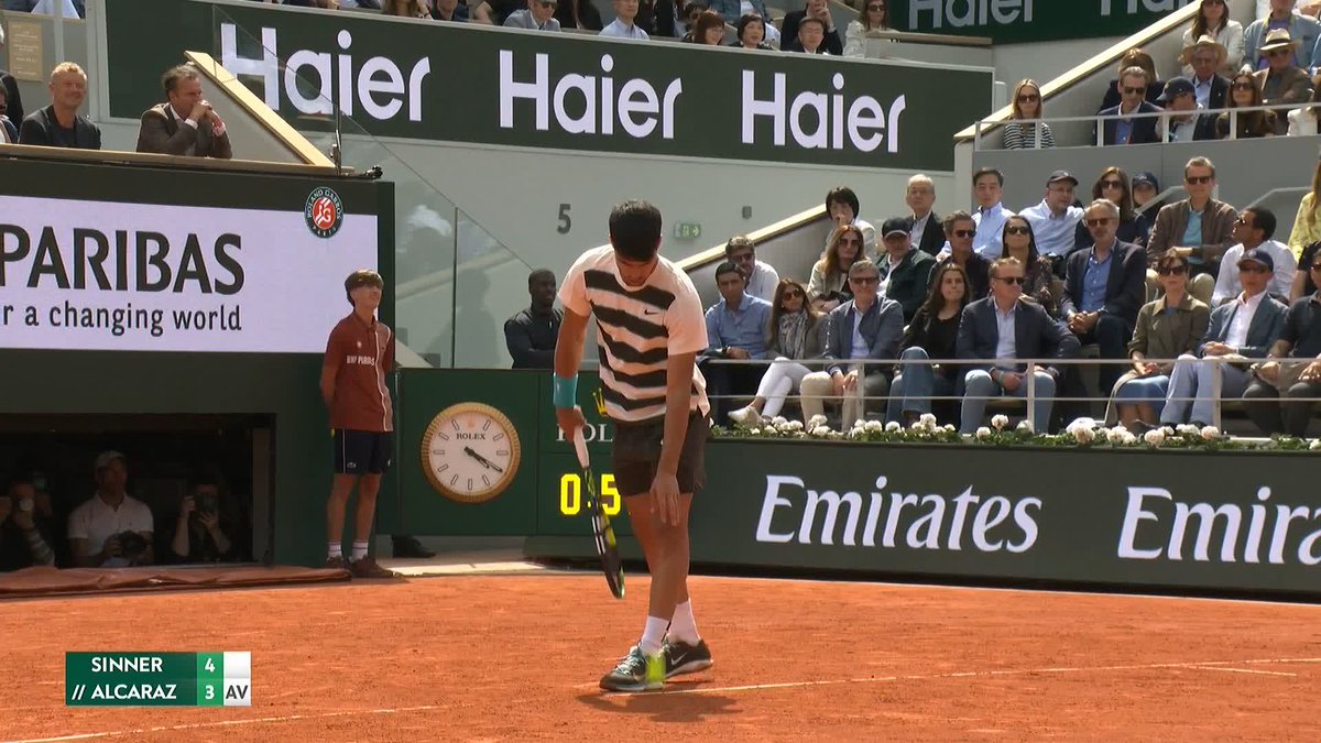 Working that forehand 💪 #RolandGarros