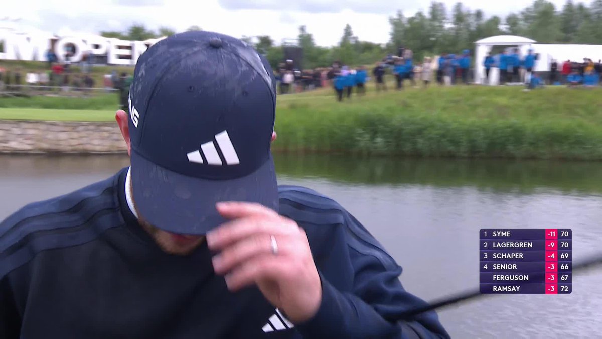 "It's so good. It's so, so good!" That winning feeling, Connor Syme 😉 #KLMOpen