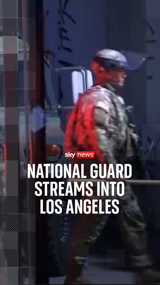 National Guard streams into Los Angeles at behest of the president to tackle immigration raid protests.