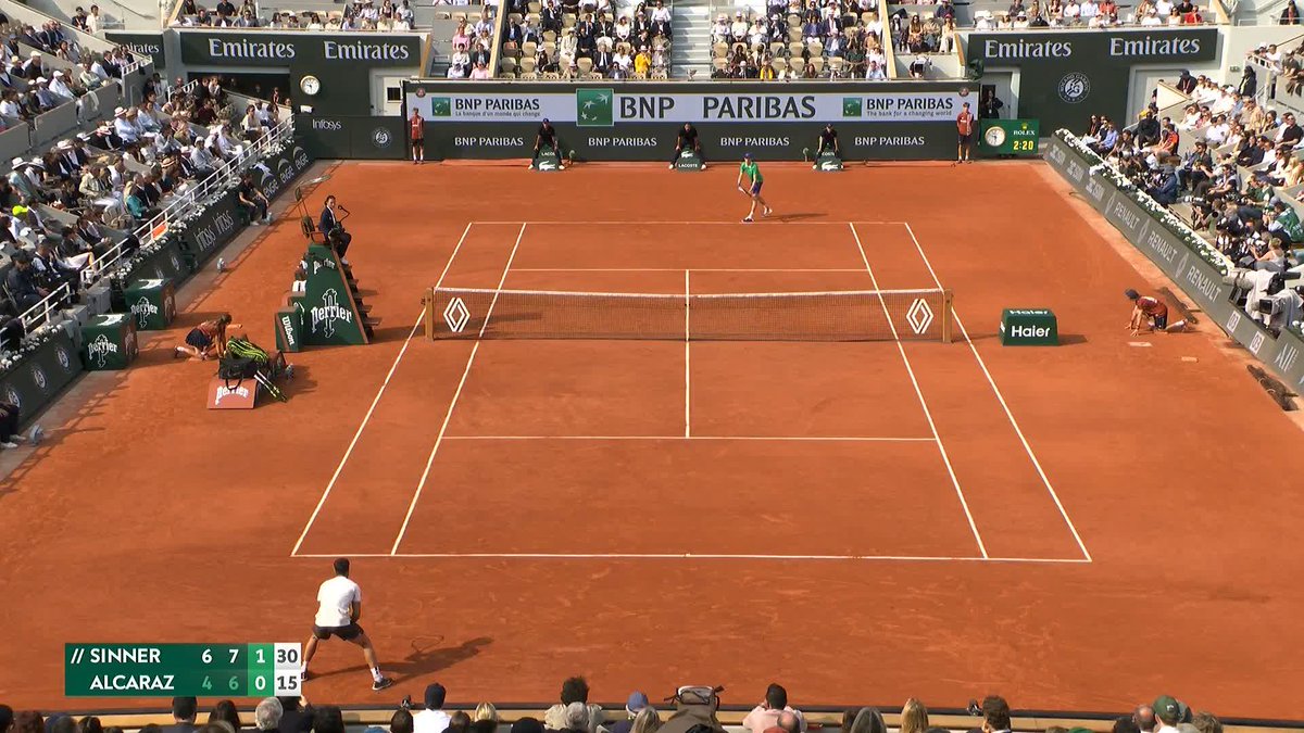 Clay-court tennis. #RolandGarros
