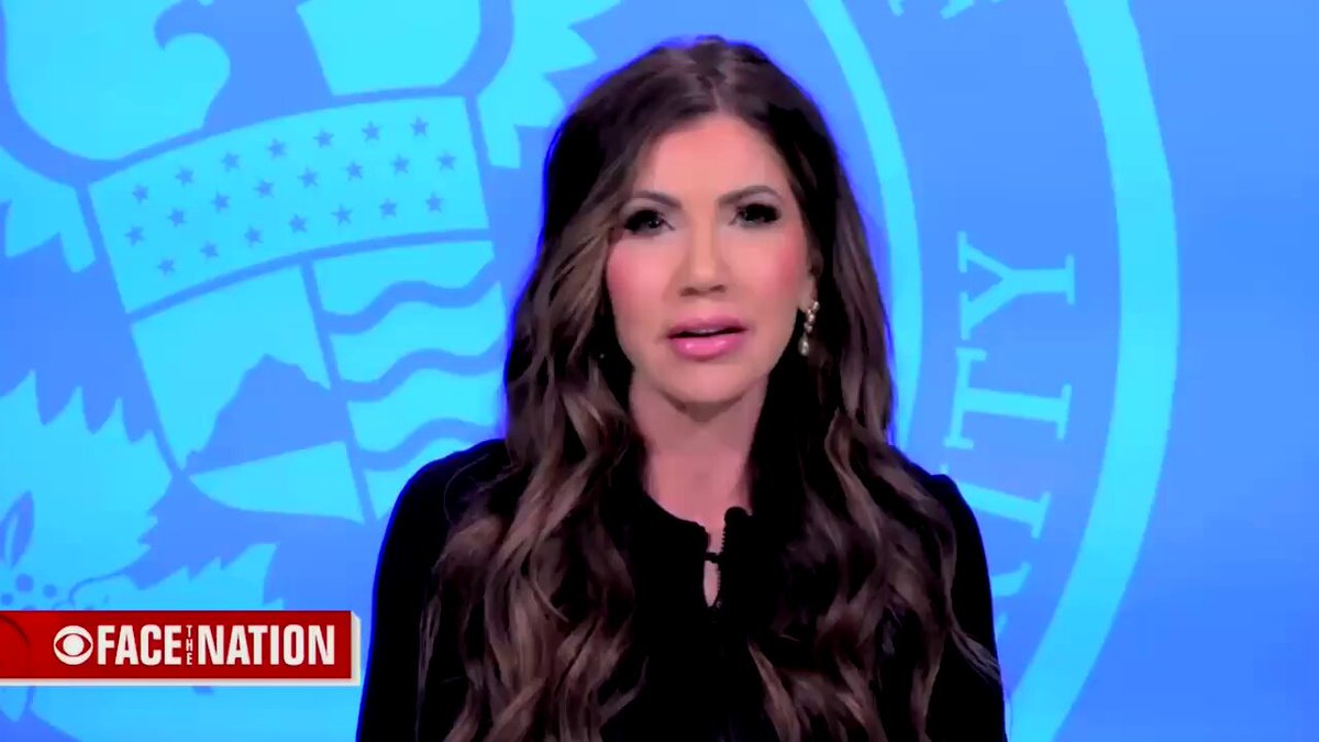 🇺🇸SEC NOEM: ICE REMOVING VIOLENT CRIMINALS AS NATIONAL GUARD DEPLOYS FOR SECURITY “That is what ICE is doing every day as they’re out on our streets and working to go after bad criminals and people that have perpetuated violence on these communities. The gang members we have picked up in LA, because of their hard work, are horrible people: assault, drug trafficking, human trafficking. They are now off of those streets and they are safer because these ICE operations are ongoing. Unfortunately, we’ve seen some violent protests happen and that’s why these National Guard soldiers are being utilized to help with some security in some areas.” Source: Rapid Response 47, Secretary Kristi Noem, Face the Nation