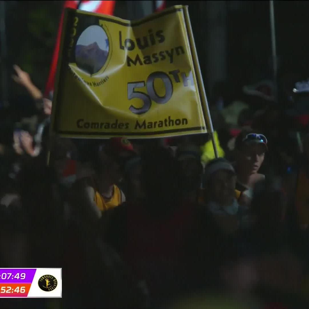 Louis Massyn does the unthinkable ๐๐ฝ He is the first athlete to complete 5๏ธโฃ0๏ธโฃ Comrades Marathon races ๐๐ #SSAthletics | #Comrades2025