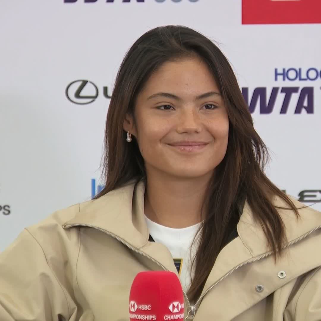 "It is exciting, it will be a good learning experience" 🇬🇧 Emma Raducanu says she will be playing doubles with fellow Brit Katie Boulter at Queen's.