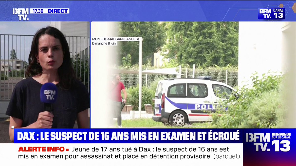 Dax (40) – Benoît, 17 ans, lâchement tué de plusieurs coups de couteau : Selman Ramovic mis en examen pour « assassinat » et écroué (MàJ)